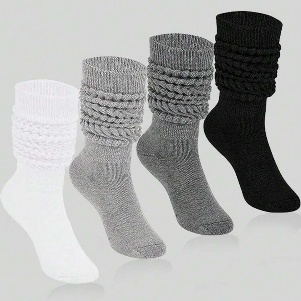 4 Pack NEW Slouch Socks